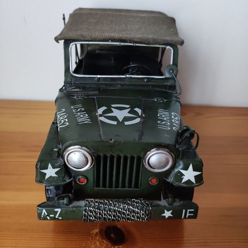 Willys MB Overland Jeep 1941 US Army military metal model