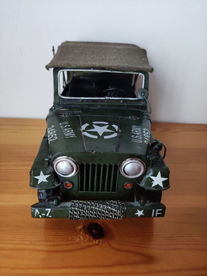 Willys MB Overland Jeep 1941 US Army military metal model