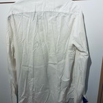 Ανδρικό πουκάμισο Zara μεταχειρισμένο, slim fit, άσπρο, μέγεθος L