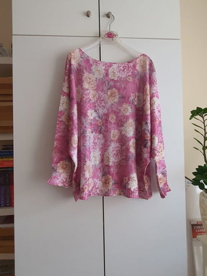 Spring sweater made in Italy, 50% cotton, new, multicolor