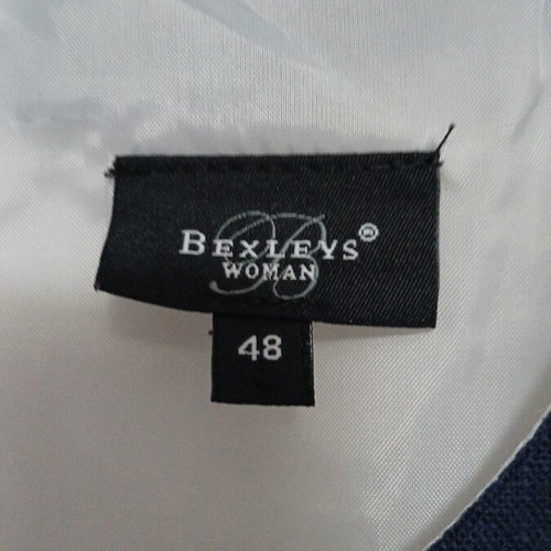 Bexleys linen dress like new, multicolor, plus size