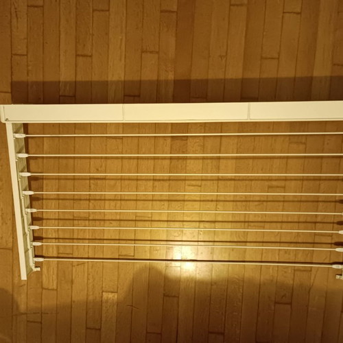 Leifheit wall-mounted drying rack used for bathroom or balcony