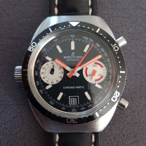 Breitling Chrono-Matic Calibre-11 1970 vintage automatic watch used