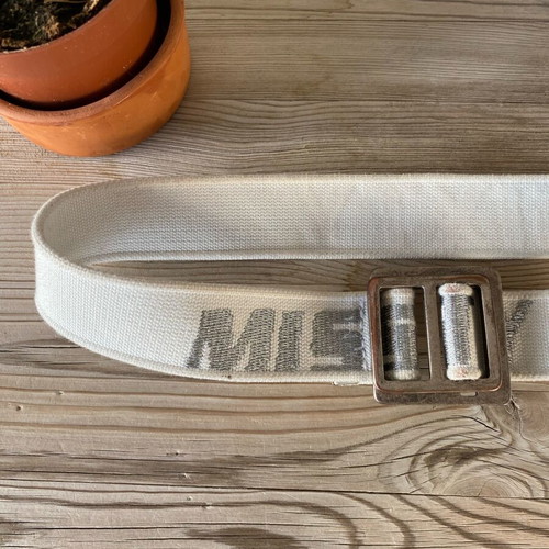 Miss Sixty vintage white belt like new