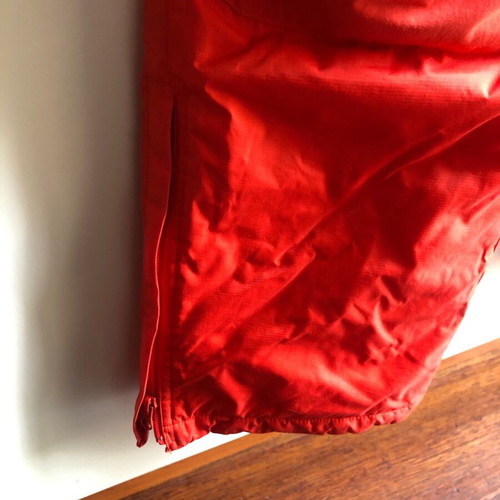 Red Landsend ski pants size 14 kids or small women like new