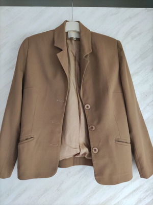 De Deo women's jacket brown 36 wool like new