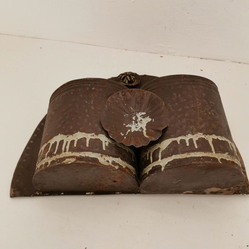 Tin Cutlery Holder used, 1930s vintage