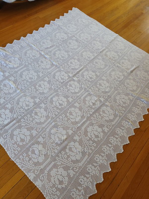 Handmade blanket 170x200 like new