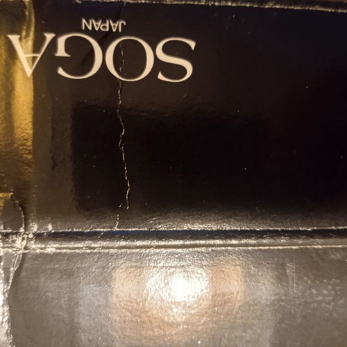 Soga Christmas platter unused with embossed designs