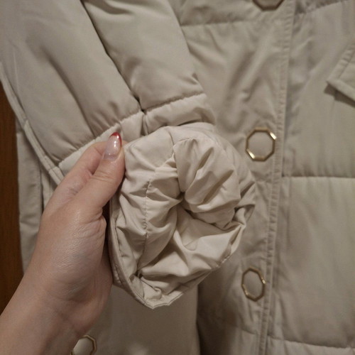 Kocca long beige jacket like new, size M