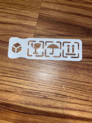 Ruler for carton symbol design new