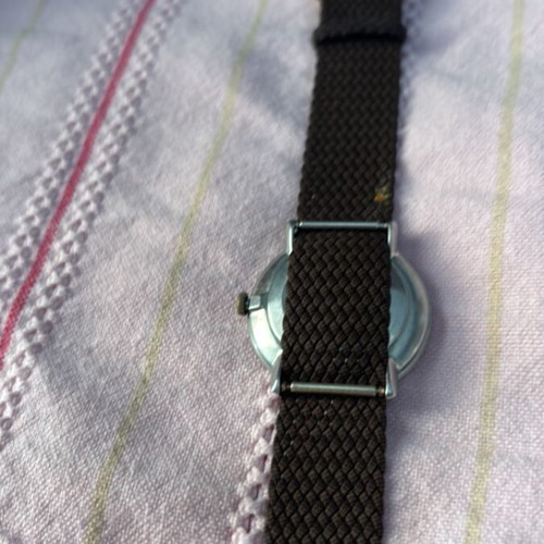 Omega De Ville wristwatch used, manual winding, white dial