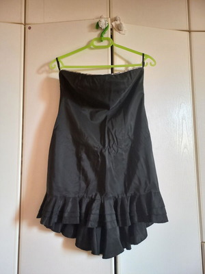 Lynne strapless mini dress, black