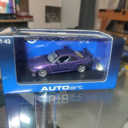 Nissan Skyline GT-R 1/43 midnight purple Autoart new
