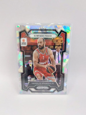 2023-24 Euroleague Prizm Βασίλης Σπανούλης cracked ice σαν καινούργιο