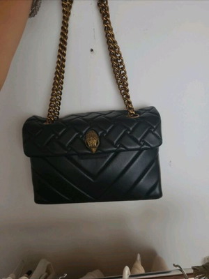 Kurt Geiger τσάντα ώμου μεταχειρισμένη, μαύρη
