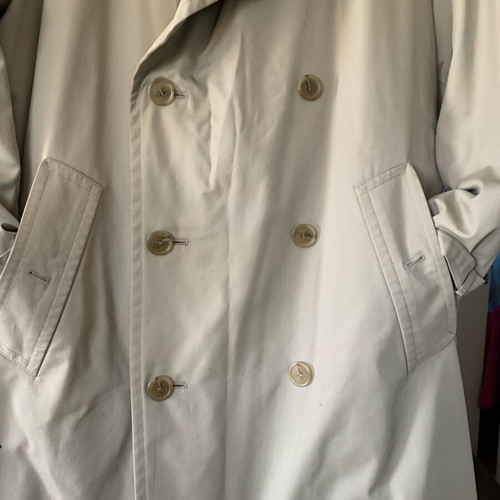 Vintage Lord men's trench coat used, beige