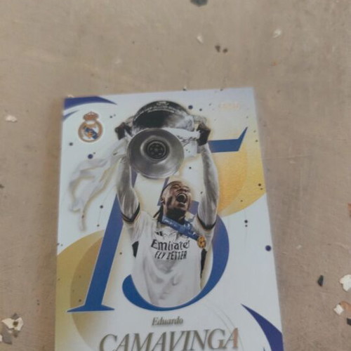 Eduardo Camavinga 15/15 Real Madrid Champions League card
