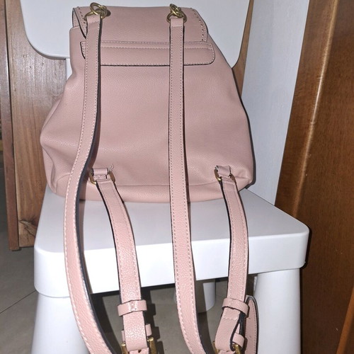 Guess pink backpack like new with metal details