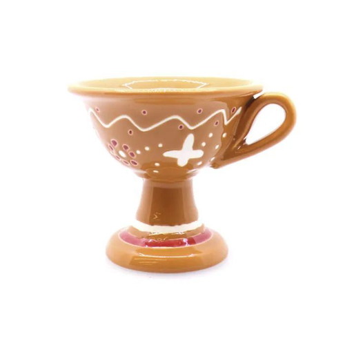 Porcelain incense burner with handle new, traditional design