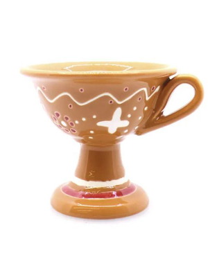 Porcelain incense burner with handle new, traditional design