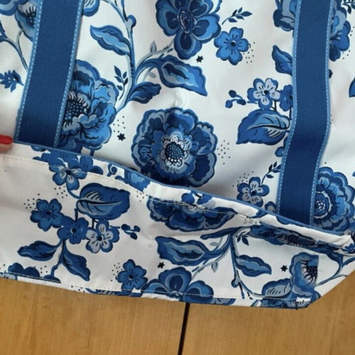 Cath Kidston Tote Bag with Blue Floral Pattern