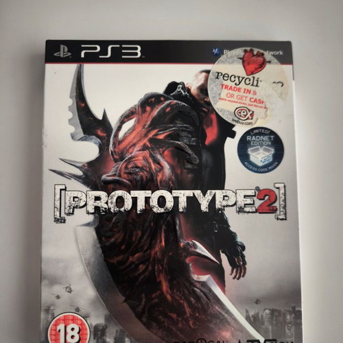Prototype 2 Special Edition Paper Sleeve PS3 Game used