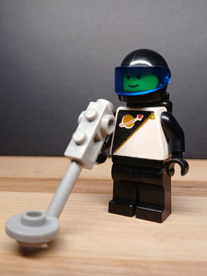 Lego Minifigure Futuron Black like new