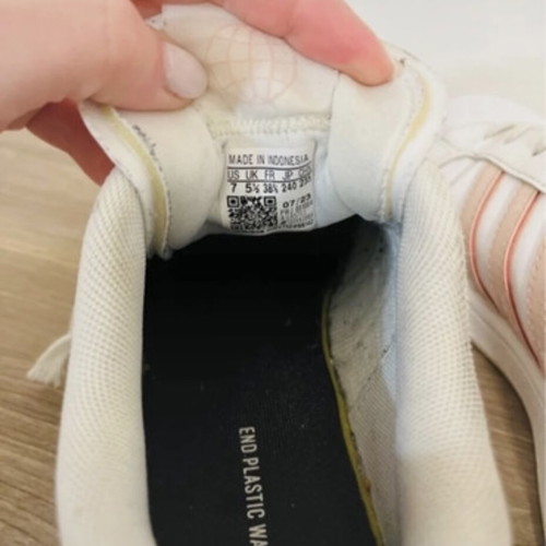Adidas Grant Court 38 used, white and pink