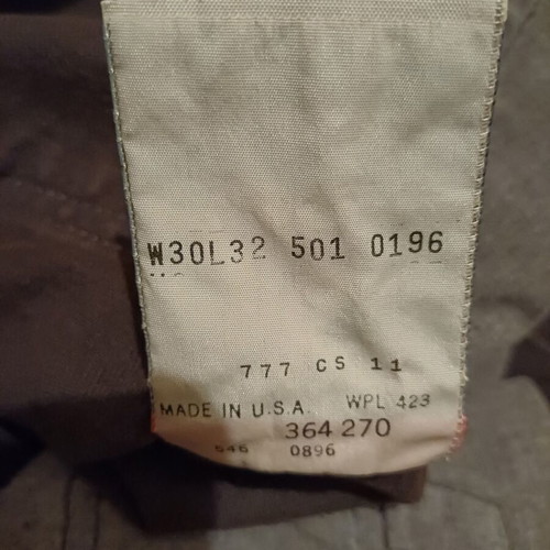 Levis Strauss jeans used, brown, size S