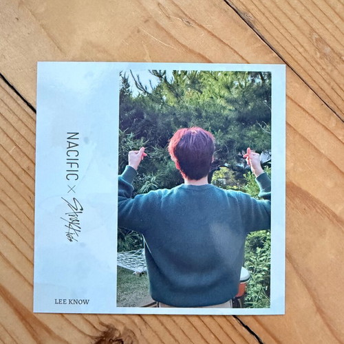 Stray Kids Lee Know Nacific Kpop photo card