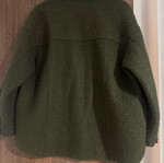 Shearling coat Zara S used, green, polyester