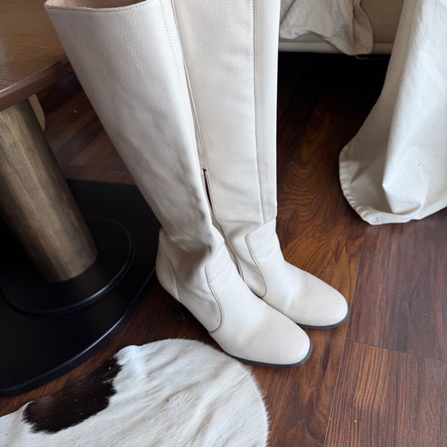 White leather boots Sante size 40 like new