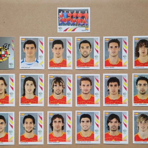 Panini World Cup 2006 Spain sticker set