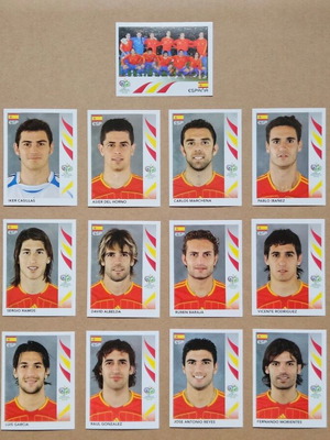 Panini World Cup 2006 Spain sticker set