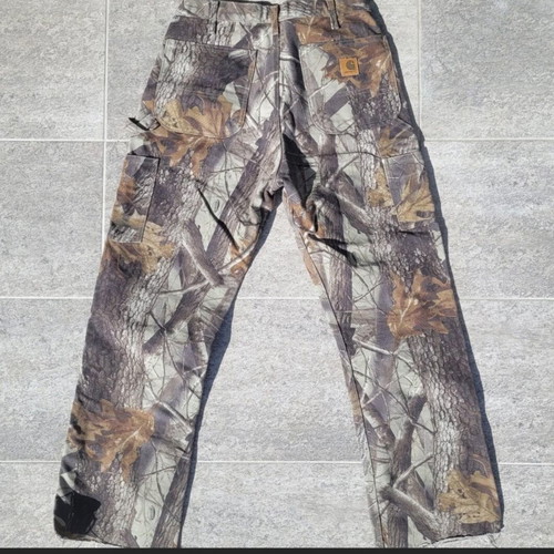 Carhartt Wip Realtree Carpenter Pants like new, 31W 34L, brown multicolor