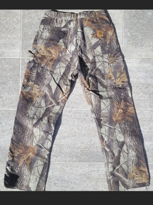 Carhartt Wip Realtree Carpenter Pants like new, 31W 34L, brown multicolor