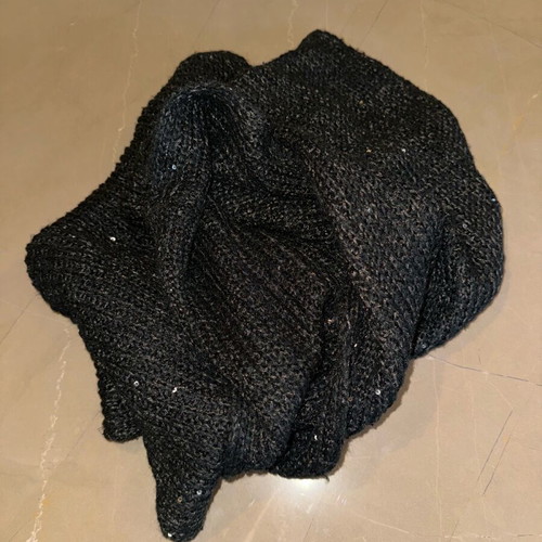 H&M loop scarf like new with shine and sequins
