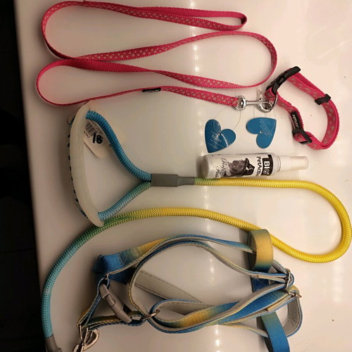 Pet leashes and perfume new, set of 3 pieces