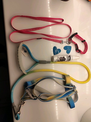 Pet leashes and perfume new, set of 3 pieces
