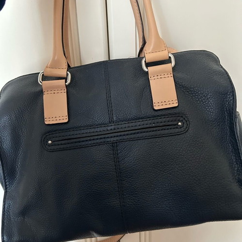 Calvin Klein women's handbag blue genuine leather like new