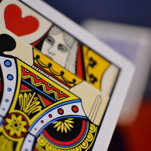 Stage Magic large plastic cards like new for magicians