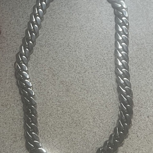 Cuban Link Chain Necklace 316L Stainless Steel 50cm New