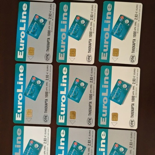 Phone cards used, pack of 50 with good print run