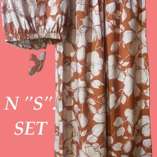 Set Shein N "S" like new, brown summer outfit