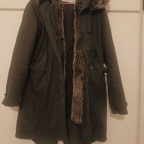 Ltb Khaki Parka like new, size XS/Small with removable lining