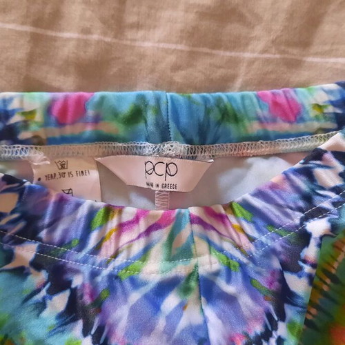 PCP leggings like new, one size, multicolor