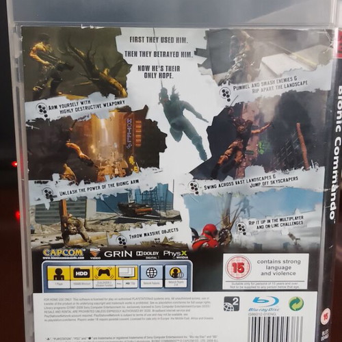 Bionic Commando PS3 game like new