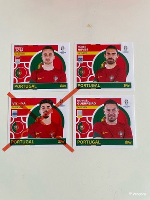 Topps UEFA euro 2024 stickers - Portugal