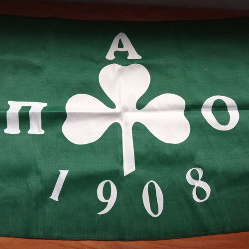 Panathinaikos flag from 1990s like new, authentic